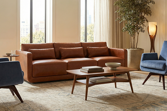 Fabric or Leather Sofa? Quick Pros/Cons Guide for Modern Homes