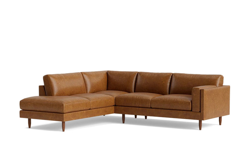 Custom sectionals made to order in any size or color. Wide selection of fabric and leather upholstery options. Whether you’re looking for leather or fabric, L-shaped or U-shaped, our sectionals are handcrafted by experts in the USA.