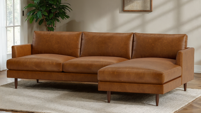 Caption: Shown in Moore & Giles Caramel | Lifestyle