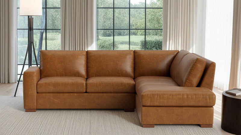 Caption: Shown in Moore & Giles Caramel | Lifestyle