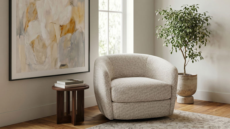 Caption: Shown in Kravet-Reid Linen | Lifestyle