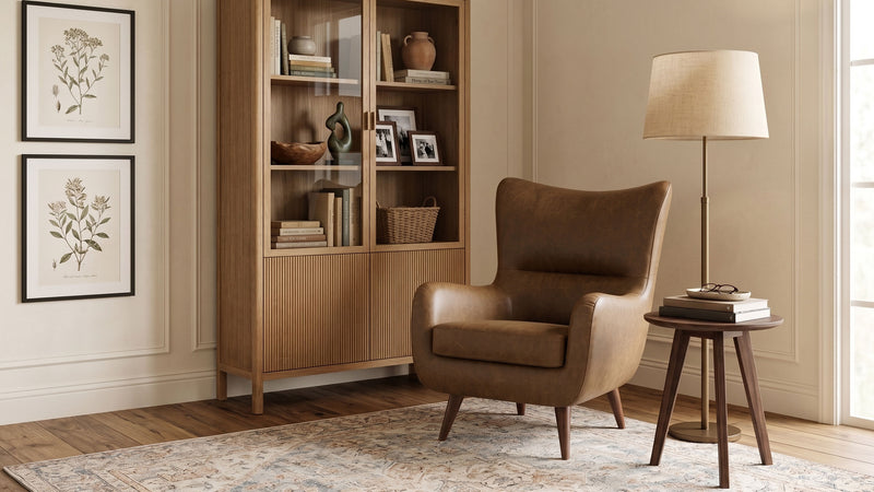 Caption: Shown in Moore & Giles Umber | Lifestyle