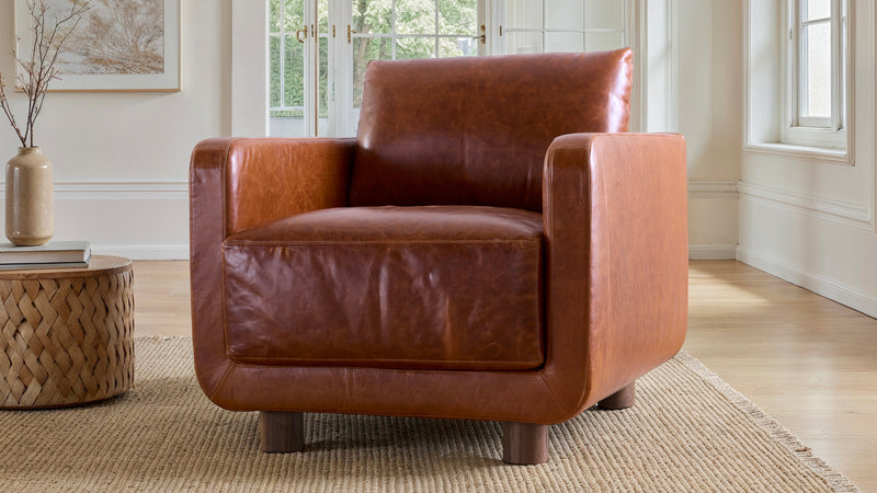 Caption: Shown in Moore & Giles Caramel | Lifestyle