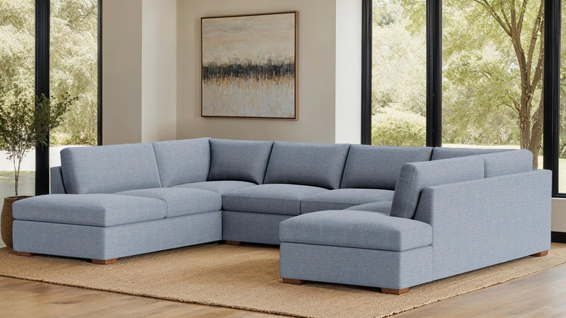 Caption: Shown in Arden Chambray | Lifestyle