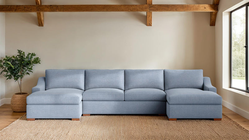 Caption: Shown in Arden Chambray | Lifestyle