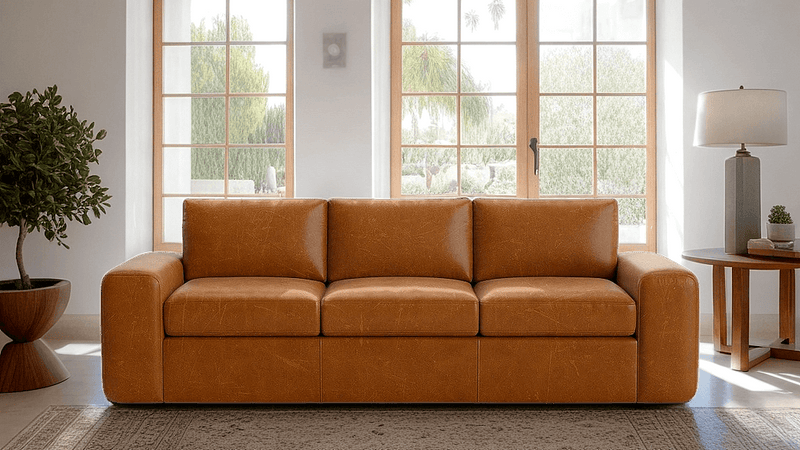 Caption: Shown in Moore & Giles Caramel | Lifestyle
