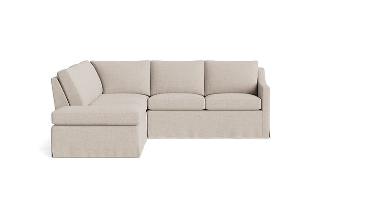 Vera Skirted Sectional With Bumper
