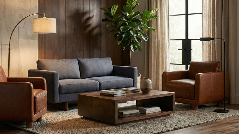 Caption: Shown in Moore & Giles Caramel | Lifestyle