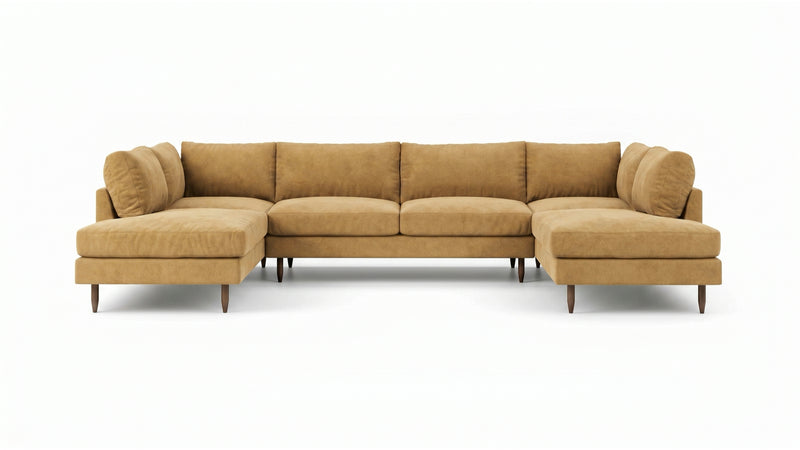 Crowd Pleaser U-Shaped Bumper Sectional